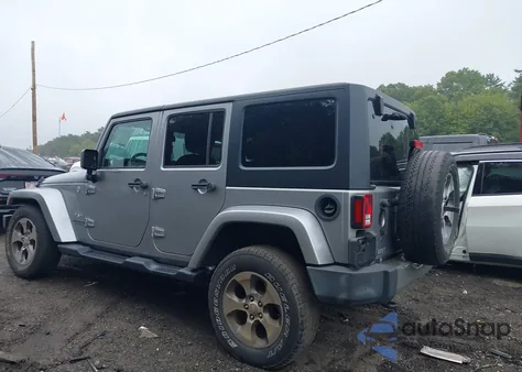 2017 Jeep Wrangler Unlimited Sahara 4X4 из США, поврежденный, VIN 1C4BJWEG7HL722574